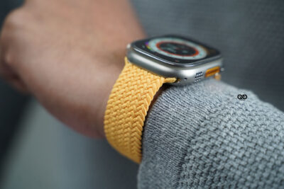 Maize Braided Solo Loop For Apple Watch 49 (Series Ultra/Ultra 2/Ultra 3)
