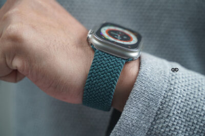 Midnight Green Braided Solo Loop For Apple Watch 49 (Series Ultra/Ultra 2/Ultra 3)