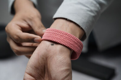 Pink Punch Braided Solo Loop For Apple Watch 49 (Series Ultra/Ultra 2/Ultra 3)