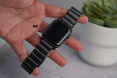 Ultra Modern Titanium Strap For Apple Watch 44MM 45MM 46MM Series 4 5 6 7 8 9 10 11 12 SE SE2 SE3 Gen 22 Ultra Modern Titanium Strap For Apple Watch 44MM 45MM 46MM Series 4 5 6 7 8 9 10 11 12 SE SE2 SE3 Gen - Image 3