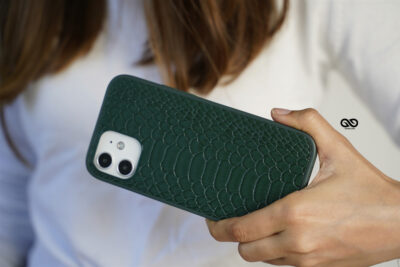 Designer Croc Textured Faux Leather Case