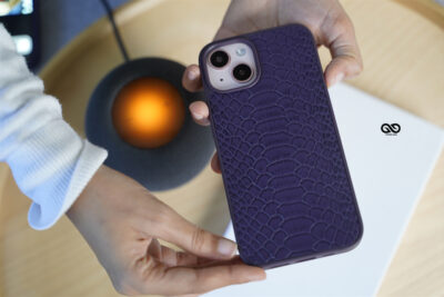 Designer Croc Textured Faux Leather Case