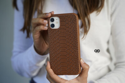 Designer Croc Textured Faux Leather Case