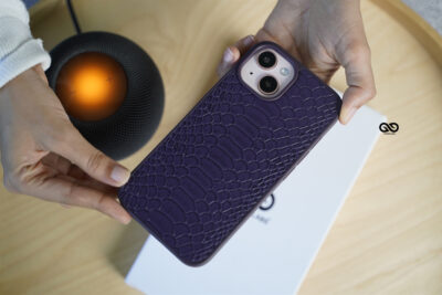 Designer Croc Textured Faux Leather Case