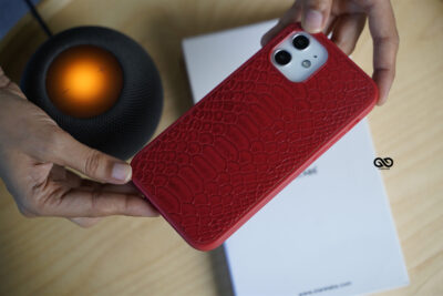 Designer Croc Textured Faux Leather Case