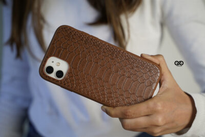 Designer Croc Textured Faux Leather Case