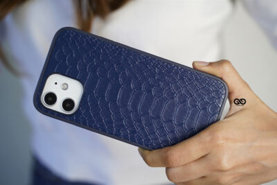 Designer Croc Textured Faux Leather Case