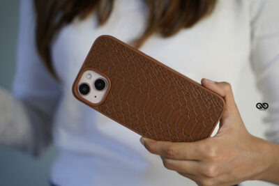 Designer Croc Textured Faux Leather Case