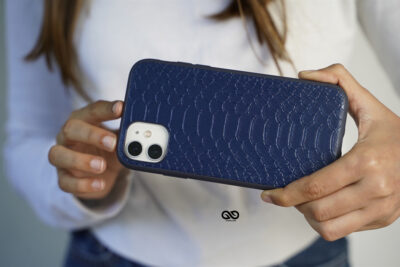 Designer Croc Textured Faux Leather Case