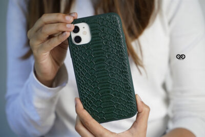 Designer Croc Textured Faux Leather Case
