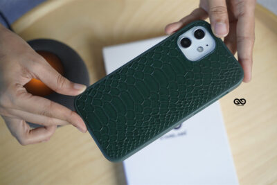 Designer Croc Textured Faux Leather Case