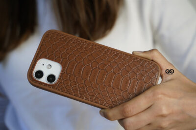 Designer Croc Textured Faux Leather Case