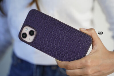 Designer Croc Textured Faux Leather Case