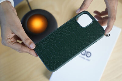 Designer Croc Textured Faux Leather Case