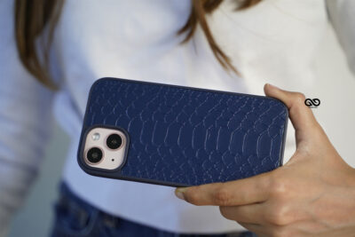 Designer Croc Textured Faux Leather Case