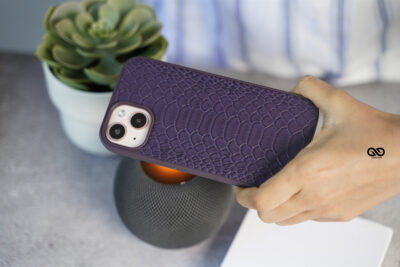 Designer Croc Textured Faux Leather Case