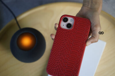 Designer Croc Textured Faux Leather Case