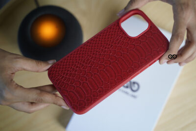 Designer Croc Textured Faux Leather Case