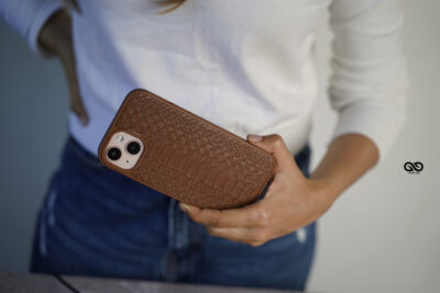 Designer Croc Textured Faux Leather Case