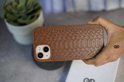 Designer Croc Textured Faux Leather Case