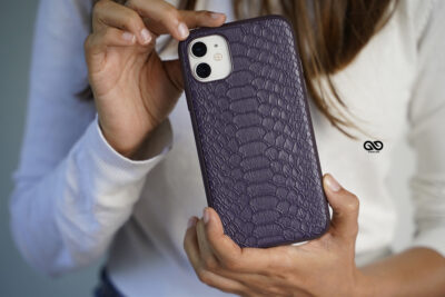 Designer Croc Textured Faux Leather Case