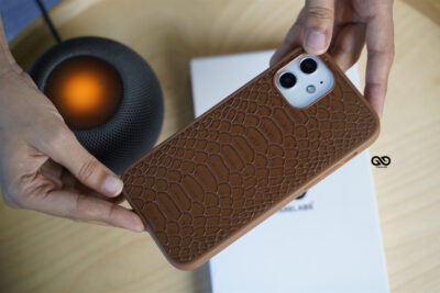 Designer Croc Textured Faux Leather Case