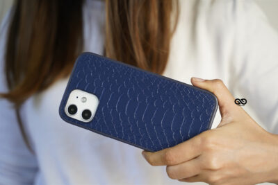 Designer Croc Textured Faux Leather Case
