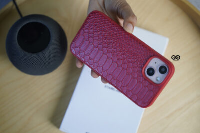 Designer Croc Textured Faux Leather Case