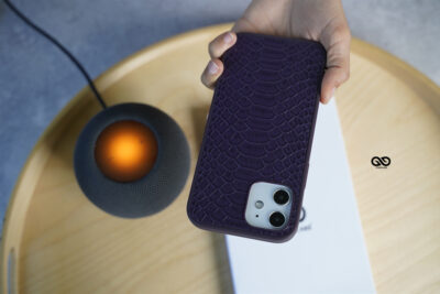 Designer Croc Textured Faux Leather Case