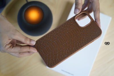 Designer Croc Textured Faux Leather Case