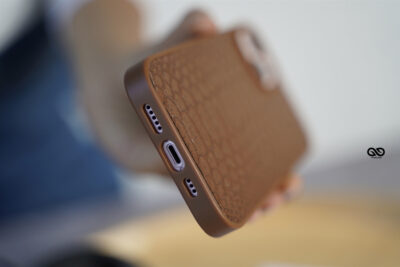 Designer Croc Textured Faux Leather Case