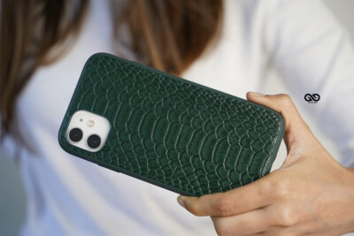 Designer Croc Textured Faux Leather Case