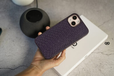 Designer Croc Textured Faux Leather Case