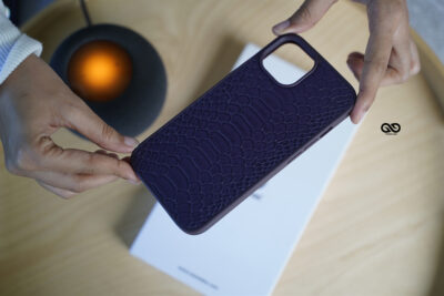 Designer Croc Textured Faux Leather Case