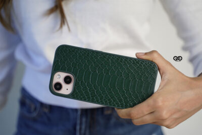 Designer Croc Textured Faux Leather Case