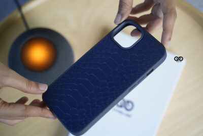 Designer Croc Textured Faux Leather Case