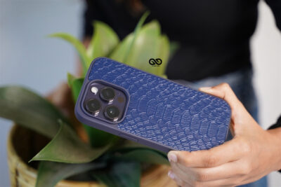 Designer Croc Textured Faux Leather Case