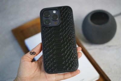 Designer Croc Textured Faux Leather Case