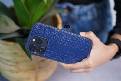 Designer Croc Textured Faux Leather Case