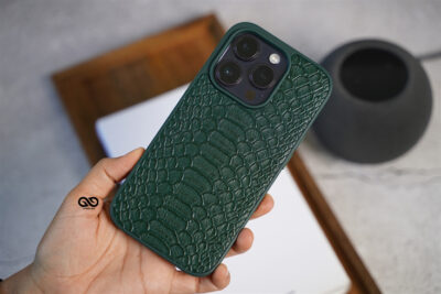 Designer Croc Textured Faux Leather Case