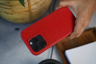 Designer Croc Textured Faux Leather Case