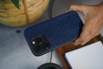 Designer Croc Textured Faux Leather Case