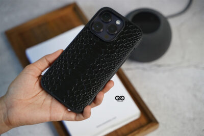 Designer Croc Textured Faux Leather Case