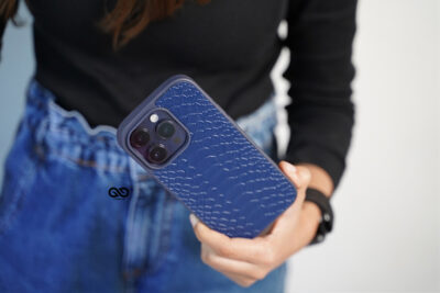 Designer Croc Textured Faux Leather Case