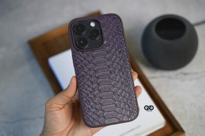 Designer Croc Textured Faux Leather Case