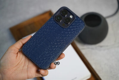 Designer Croc Textured Faux Leather Case