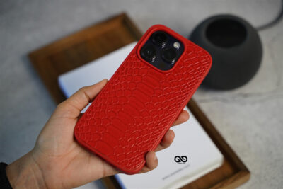 Designer Croc Textured Faux Leather Case