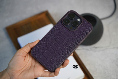 Designer Croc Textured Faux Leather Case