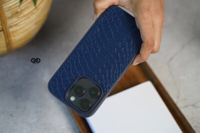 Designer Croc Textured Faux Leather Case