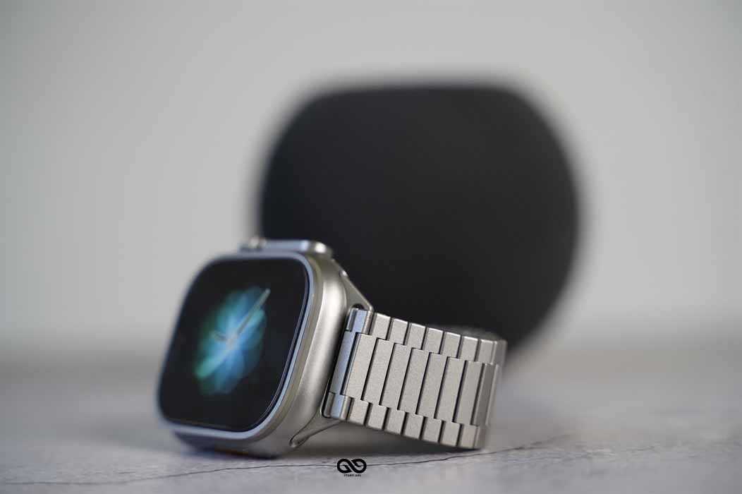 Stainless Steel Silver Belt For Apple Watch 49 Series Ultra1 2 3 4
